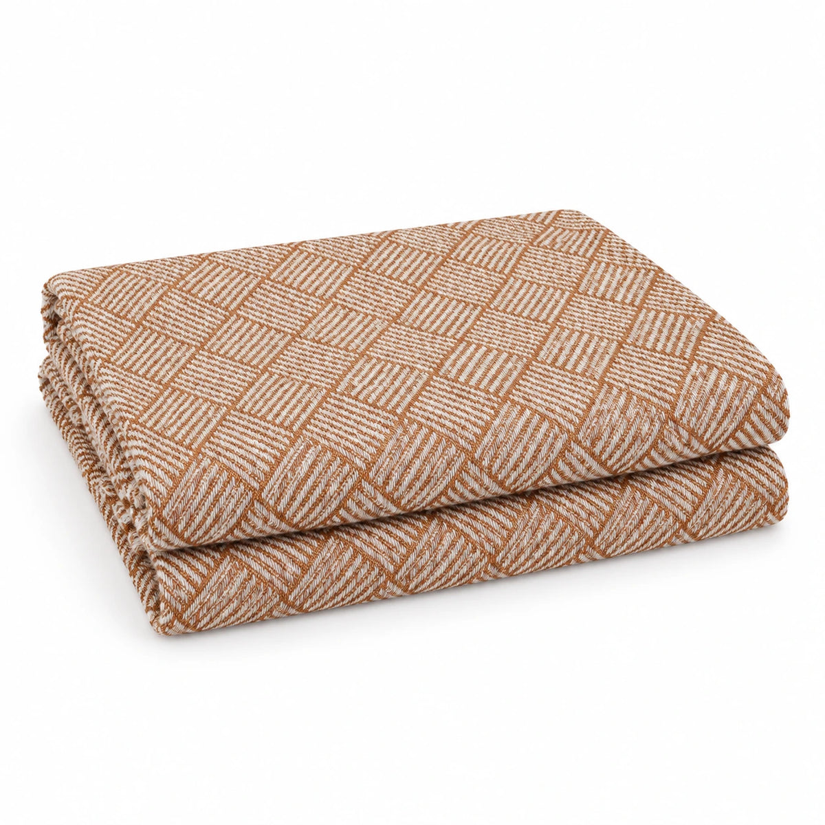 Diamond Weave Throw white background product image